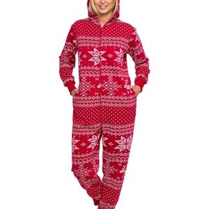 🎁🎁🎁
Red and White Snowflake Onesie